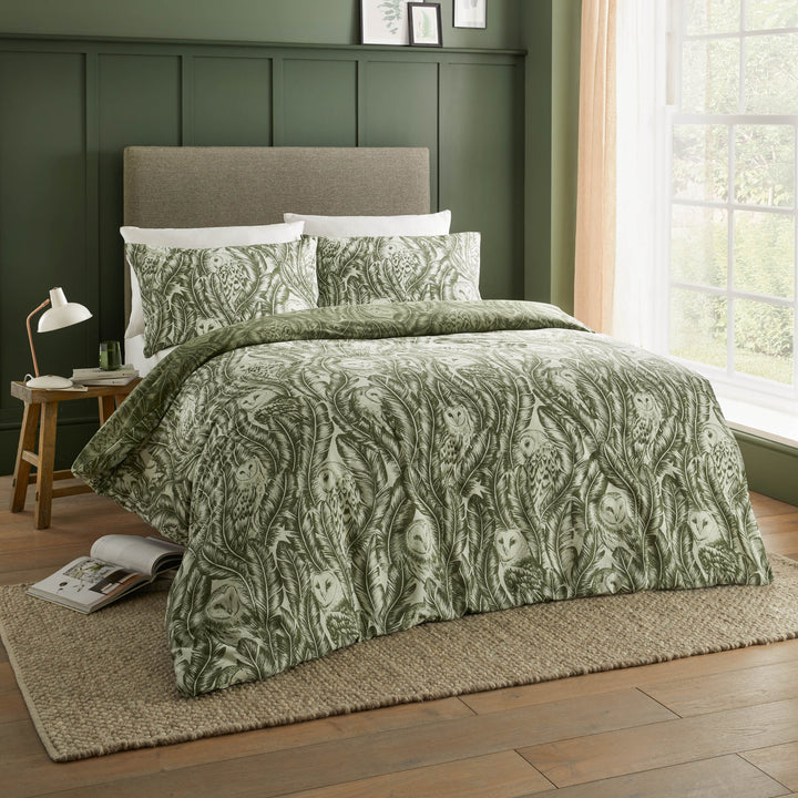 Albus Super King Duvet Set Forest Green - image 4
