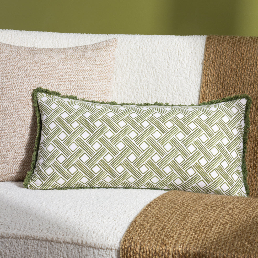 Alexa 30x60 Cushion Case Olive