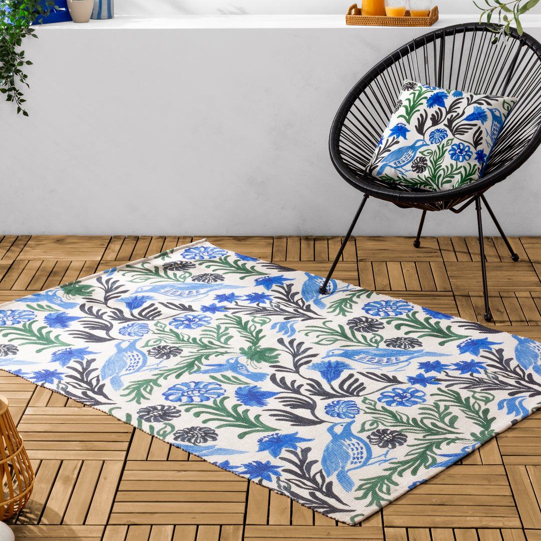 Alentejo 43x43 Outdoor Cushion Case Blue - image 5