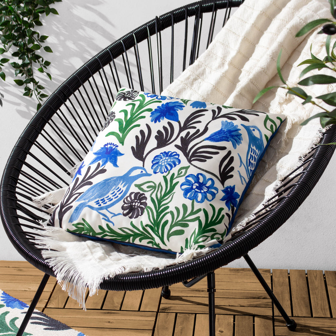 Alentejo 43x43 Outdoor Cushion Case Blue