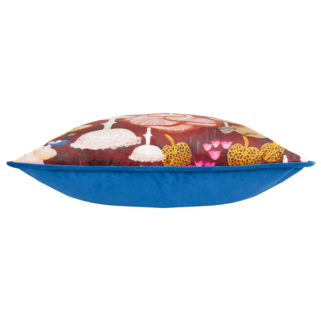 AMANITA 43X43 CUSHION CASE BURGUNDY