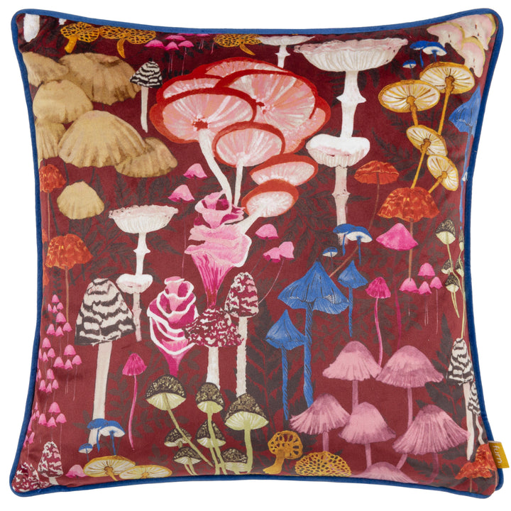 AMANITA 43X43 CUSHION CASE BURGUNDY