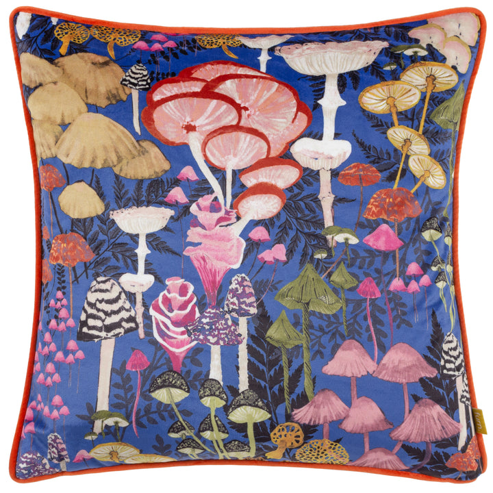 AMANITA 43X43 CUSHION CASE COBALT BLUE