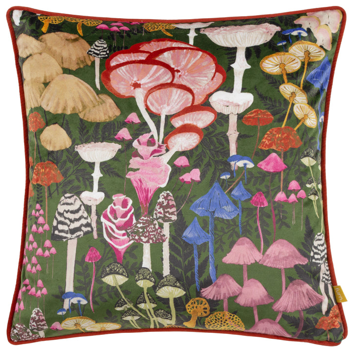 AMANITA 43X43 CUSHION CASE GREEN