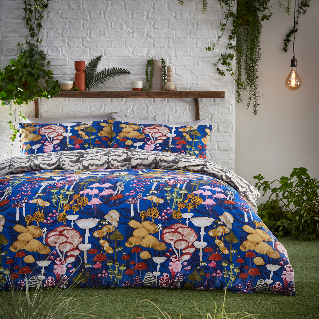 Amanita Double Duvet Set Cobalt