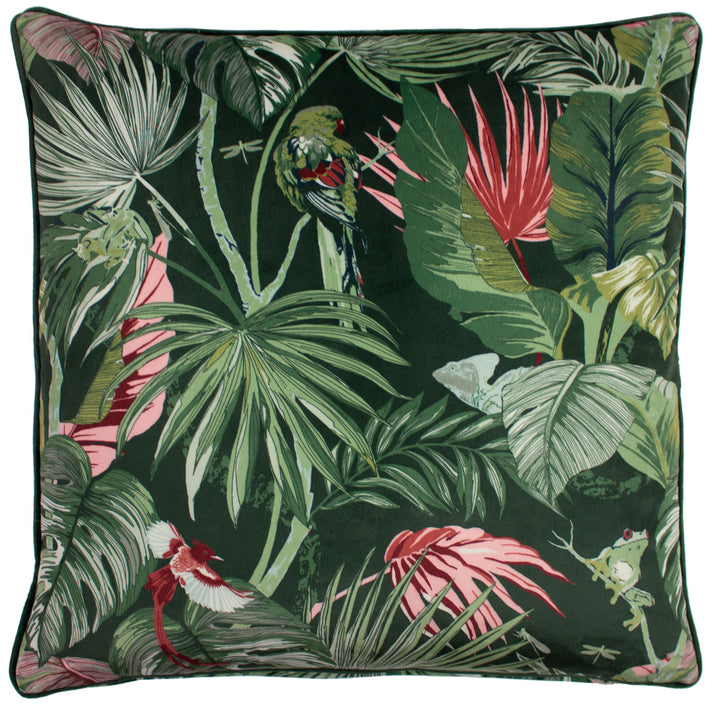 AMAZON CREATURES 50X50 CUSHION CASE JADE