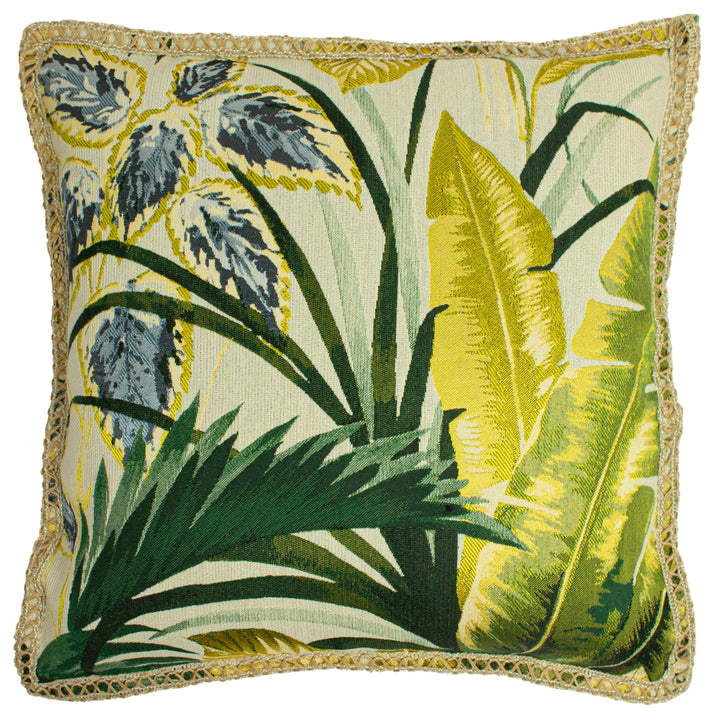 AMAZONIA 50X50 CUSHION CASE GREEN