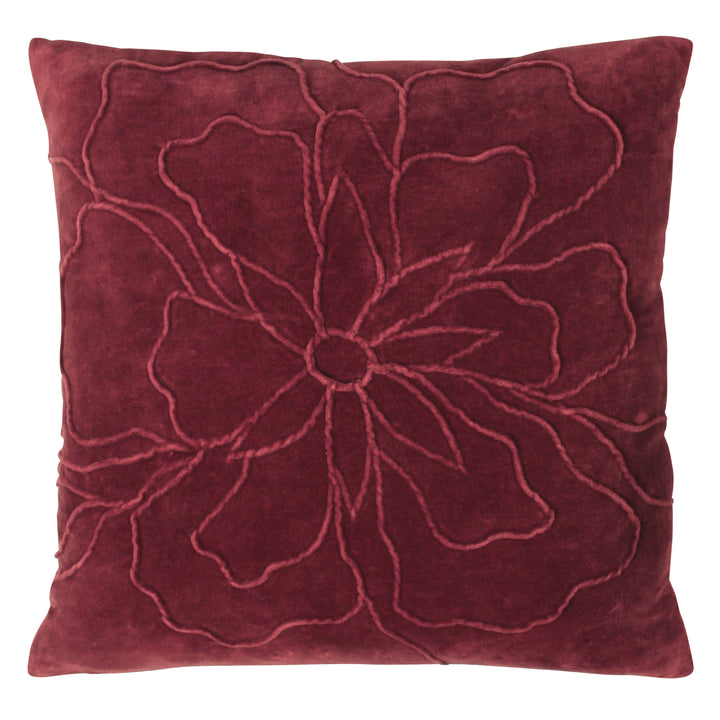ANGELES 45X45 CUSHION COVER BERRY