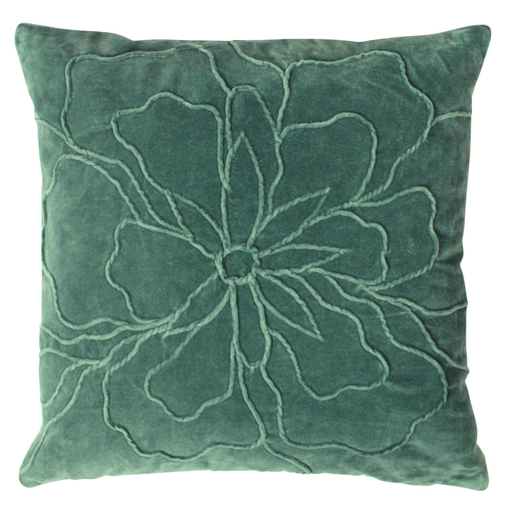 ANGELES 45X45 CUSHION COVER JUNIPER GREEN