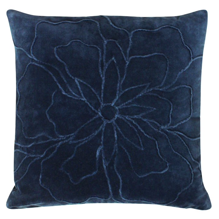 ANGELES 45X45 CUSHION COVER NAVY