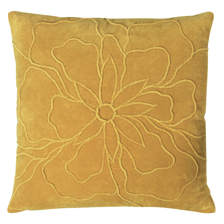 ANGELES 45X45 CUSHION COVER OCHRE