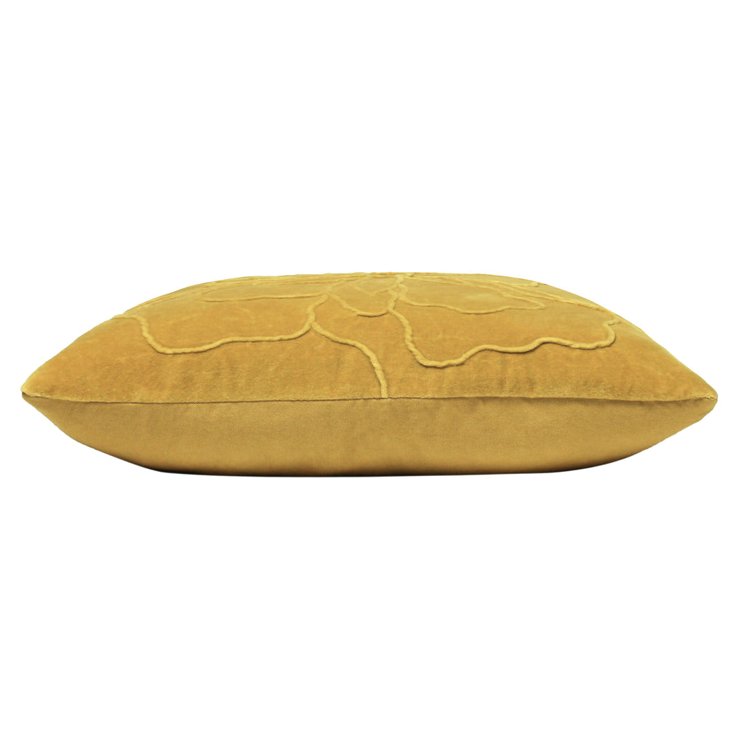 ANGELES 45X45 CUSHION COVER OCHRE