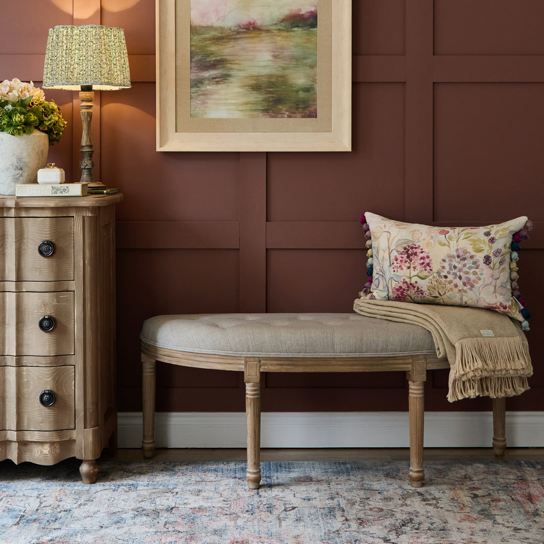 ANNETTE FOOTSTOOL LINEN