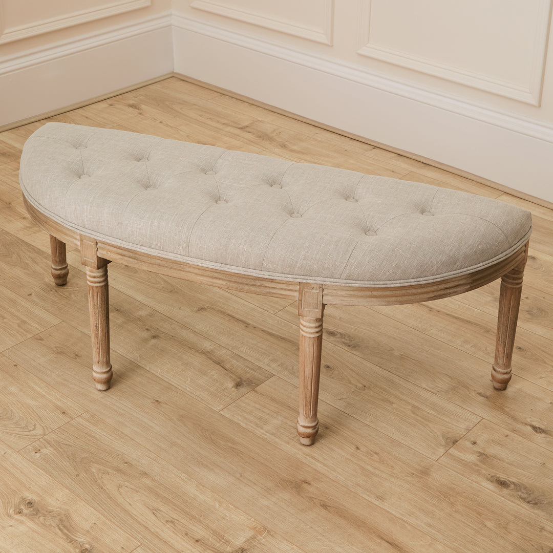 ANNETTE FOOTSTOOL LINEN