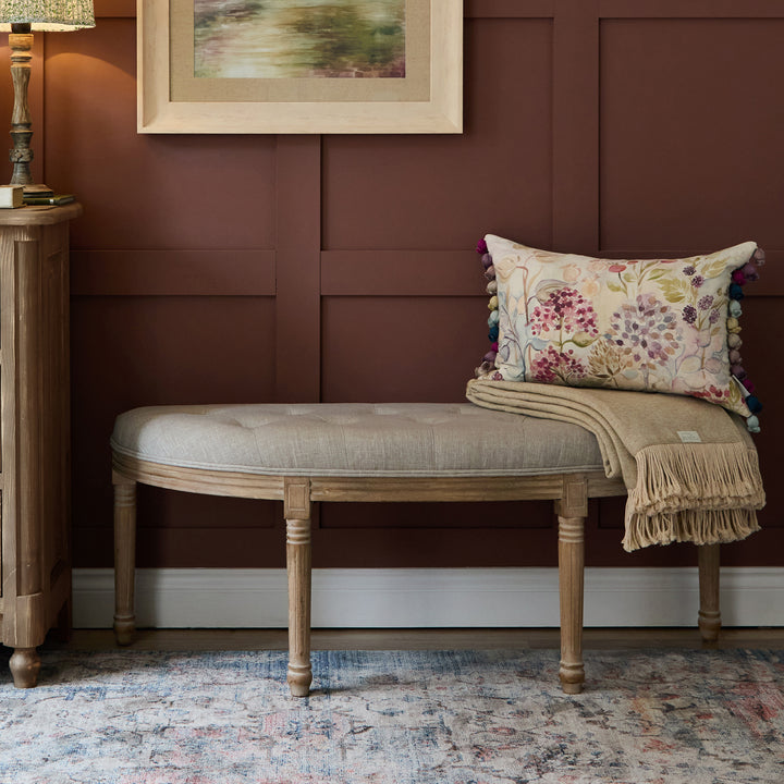 ANNETTE FOOTSTOOL LINEN