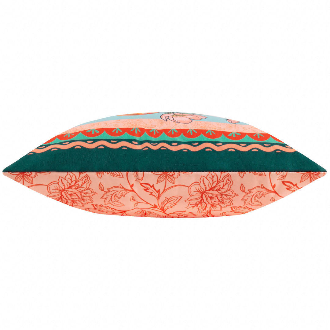 Anemone Peaches 45x45 Outdoor Cushion Case Multi - image 4