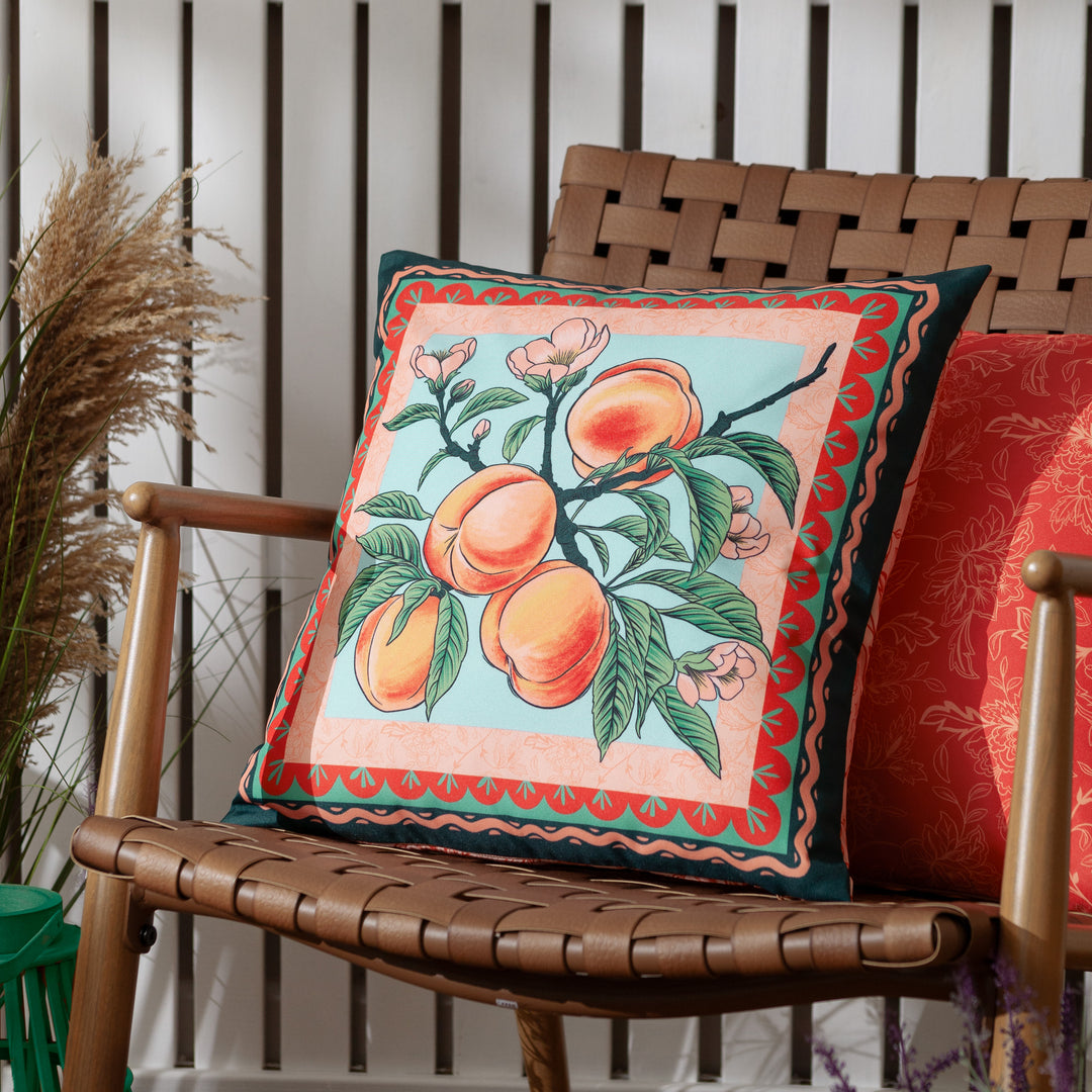 Anemone Peaches 45x45 Outdoor Cushion Case Multi