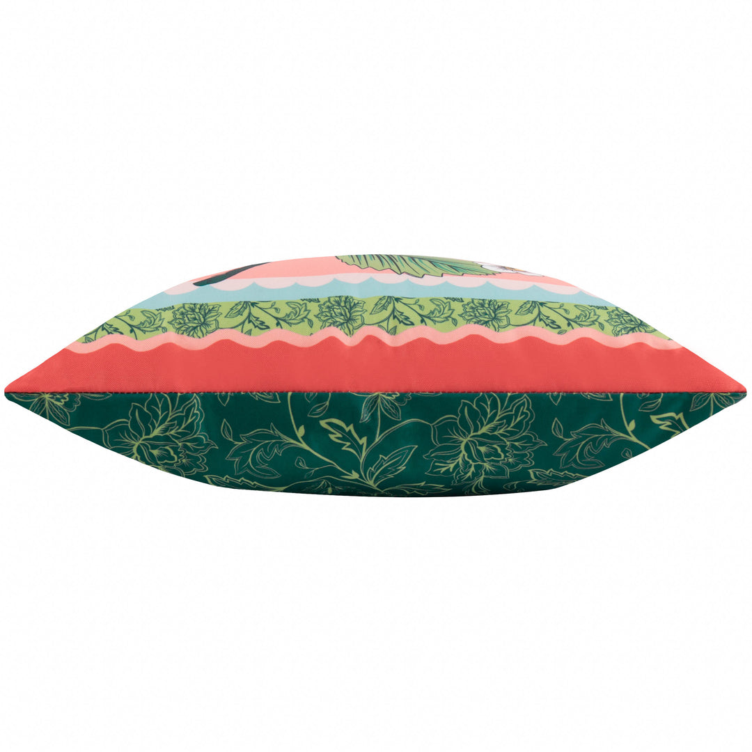 Anemone Strawberries 45x45 Outdoor Cushion Case Multi - image 4