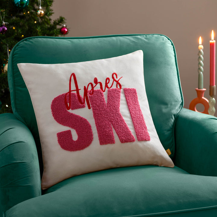 APRES SKI 45X45 CUSHION CASE SNOW