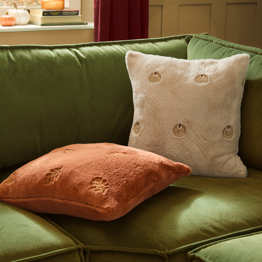 Autumn Pumpkins 45x45 Cushion Case Natural - image 5