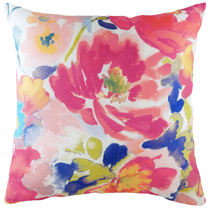 AQUARELLE FLORAL 43X43 CUSHION CASE