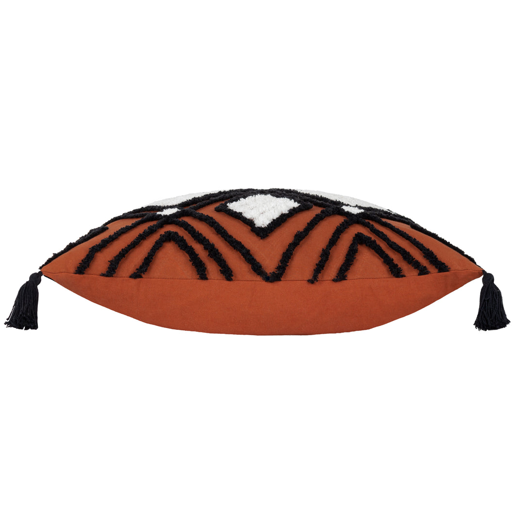 AQUENE 50X50 CUSHION CASE BRICK/BLACK