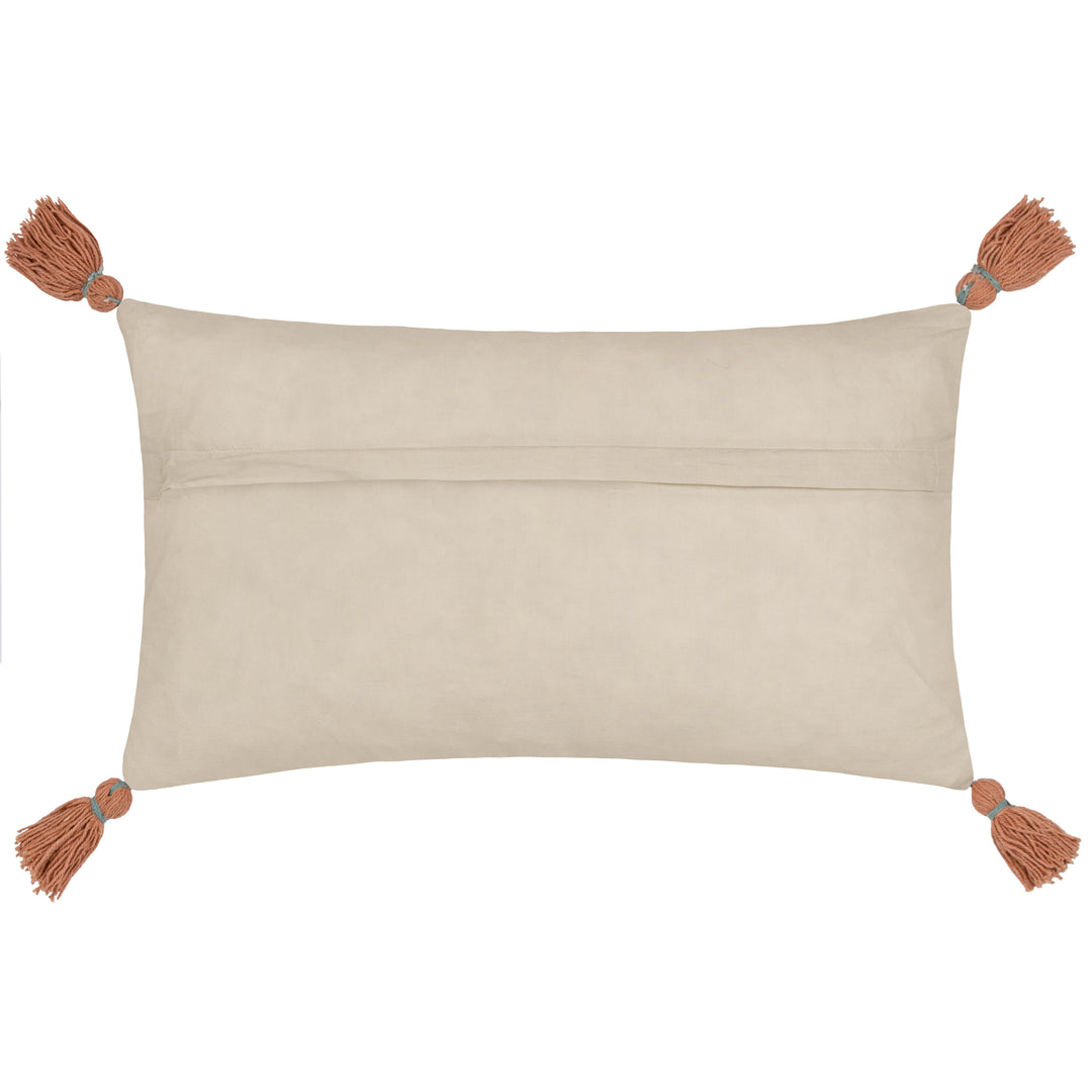 AQUESS 30X50 CUSHION CASE MULTI/CORAL