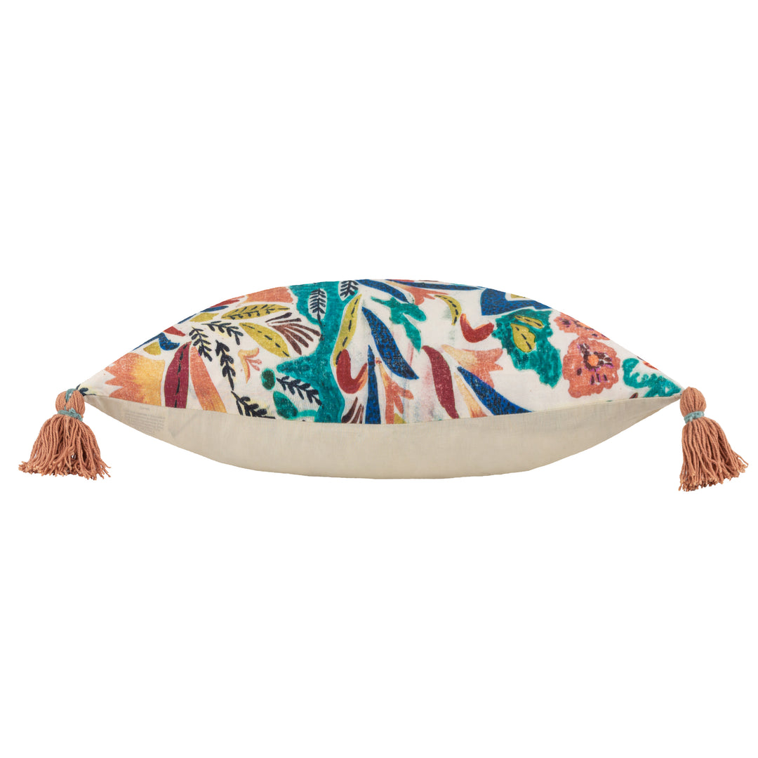 AQUESS 30X50 CUSHION CASE MULTI/CORAL