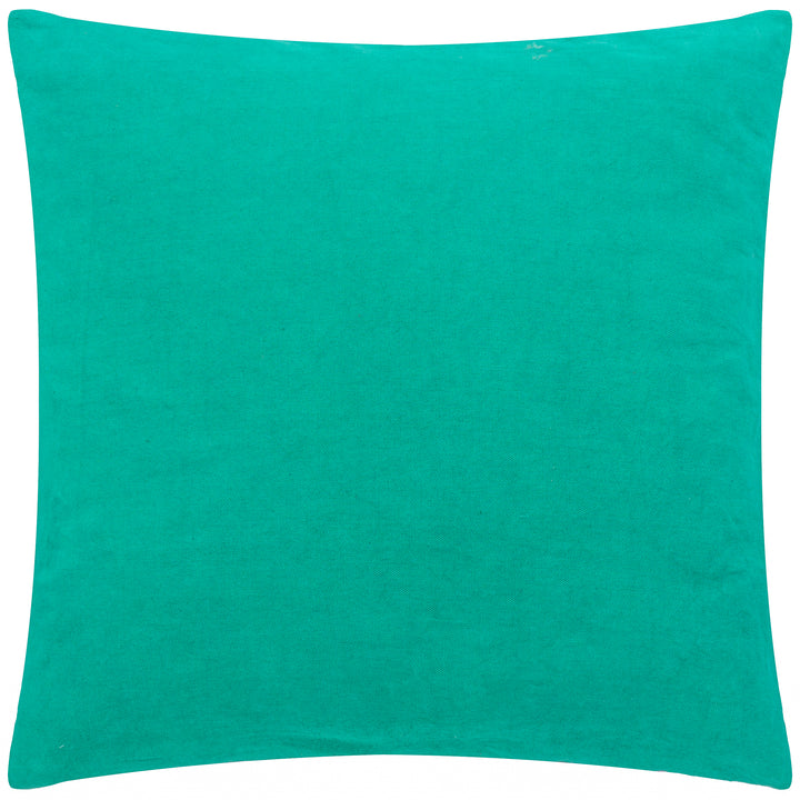 ARCHIE 45X45 CUSHION CASE TURQUOISE/PURPLE