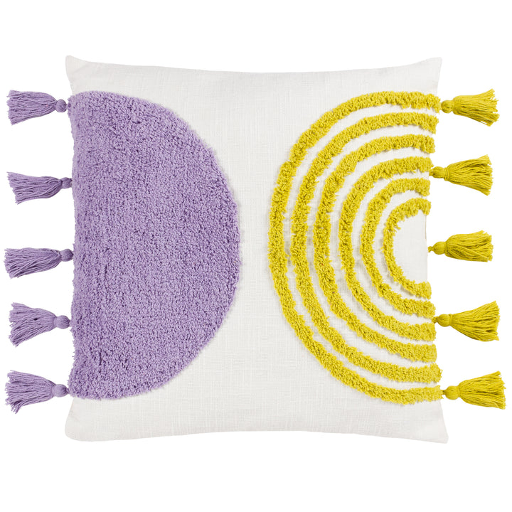 ARCHOW 45X45 CUSHION CASE LILAC/YELLOW