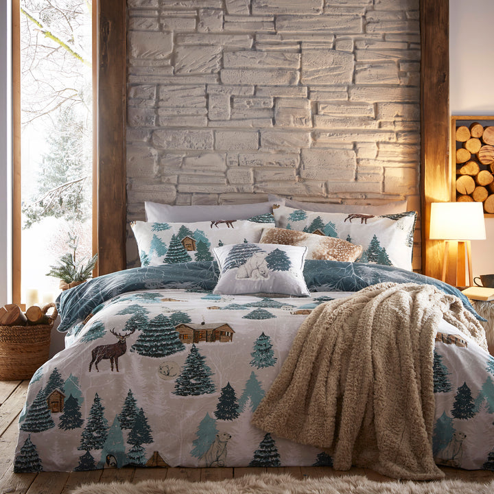 Arcticus King Size Duvet Set Blue
