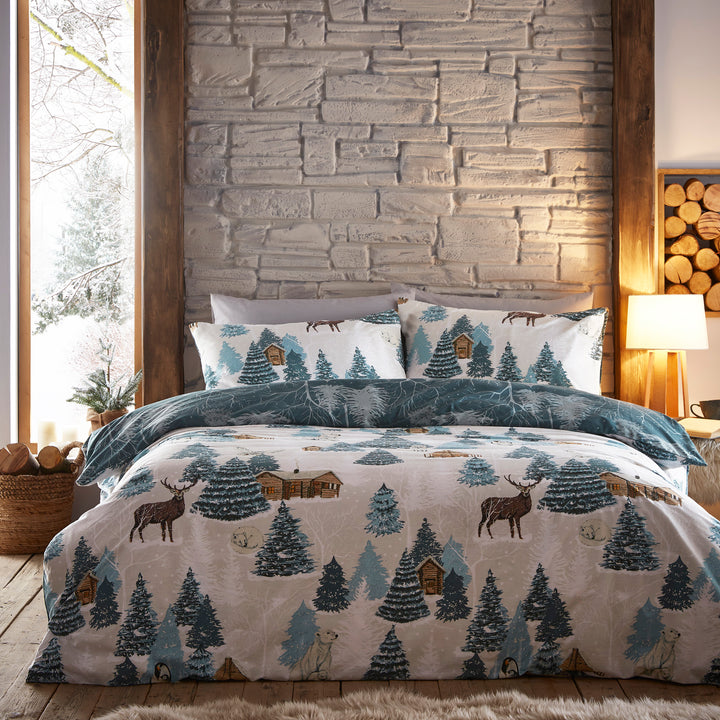 Arcticus Super King Duvet Set Blue - image 2