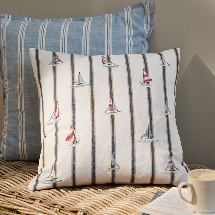 Abersoch Regatta 45x45 Cushion Case Ecru