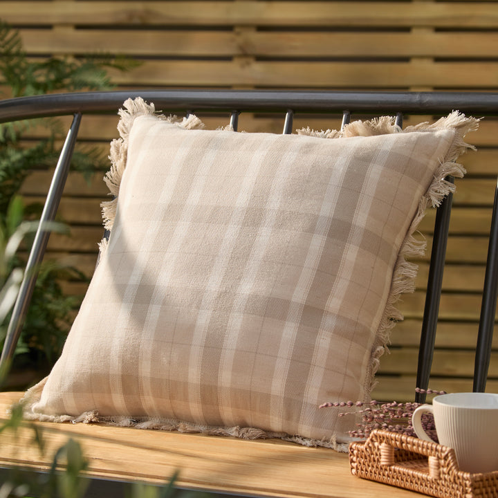 Arrochar 50x50 Outdoor Cushion Case Nut