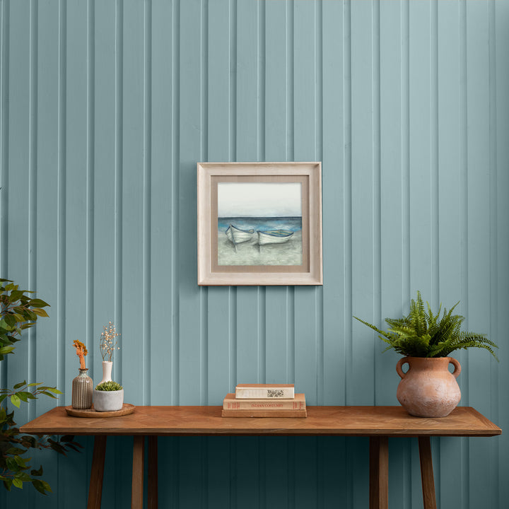 FRAME BIRCH ASHORE INDIGO 46X46