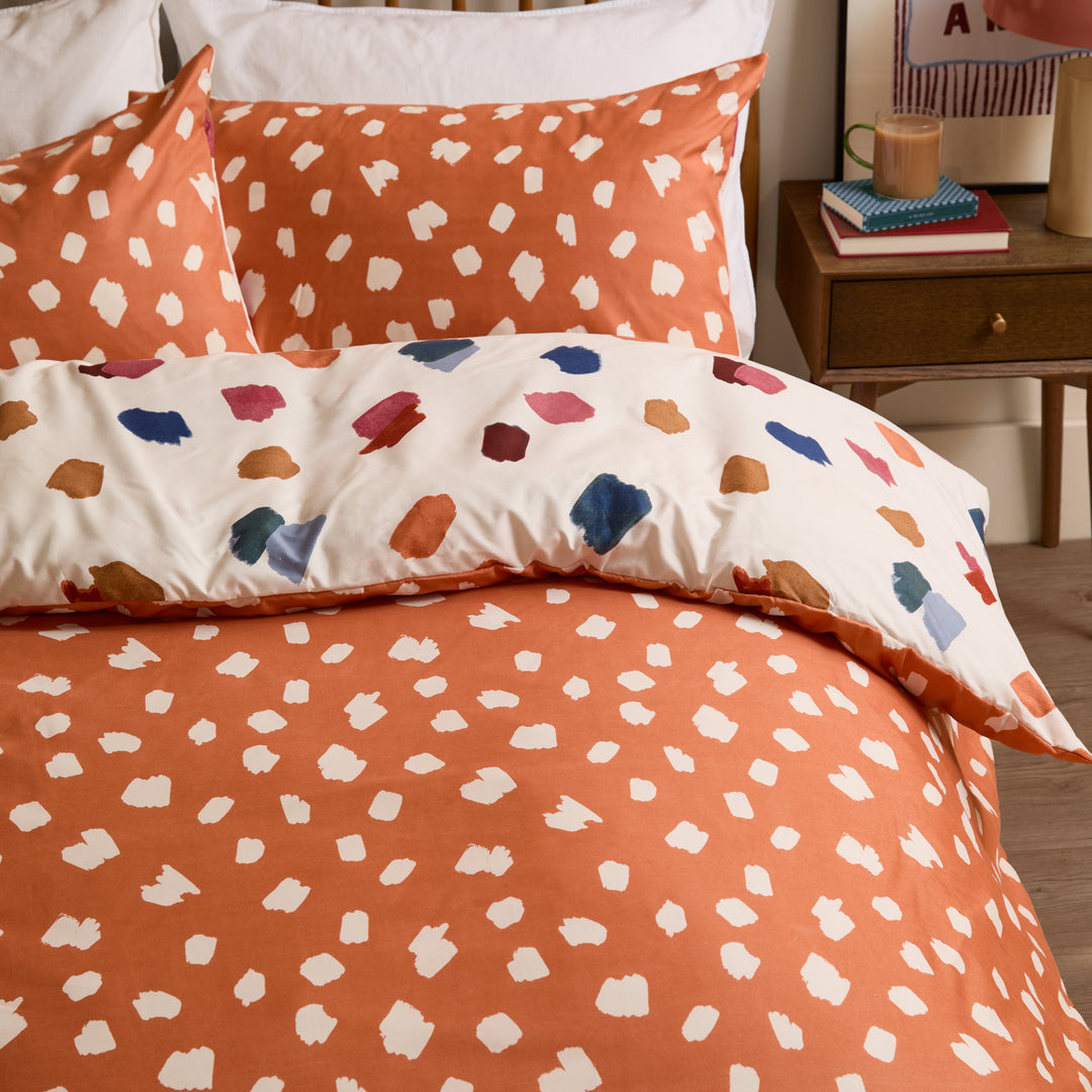 Astrid Double Duvet Set Multi / Orange - image 2
