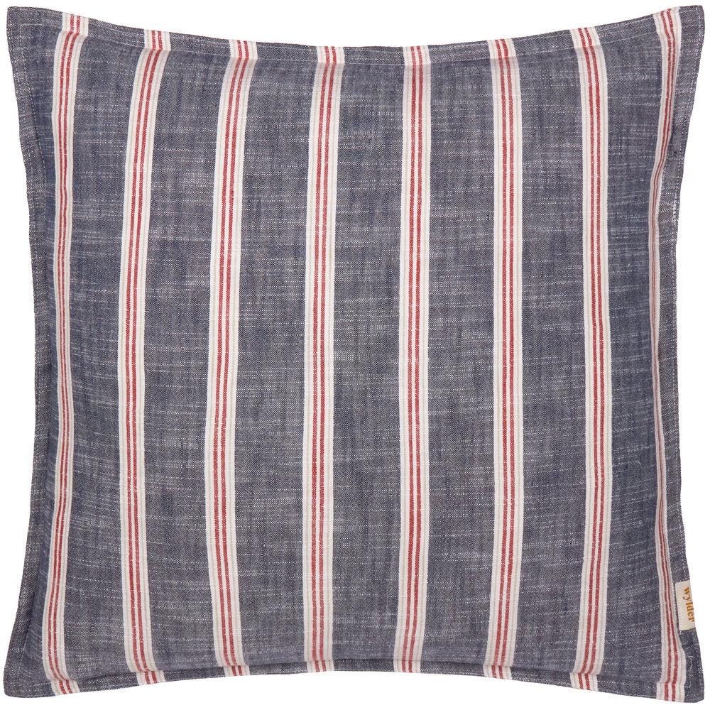 Abersoch Stripe 50x50 Cushion Case Regatta Red - image 2