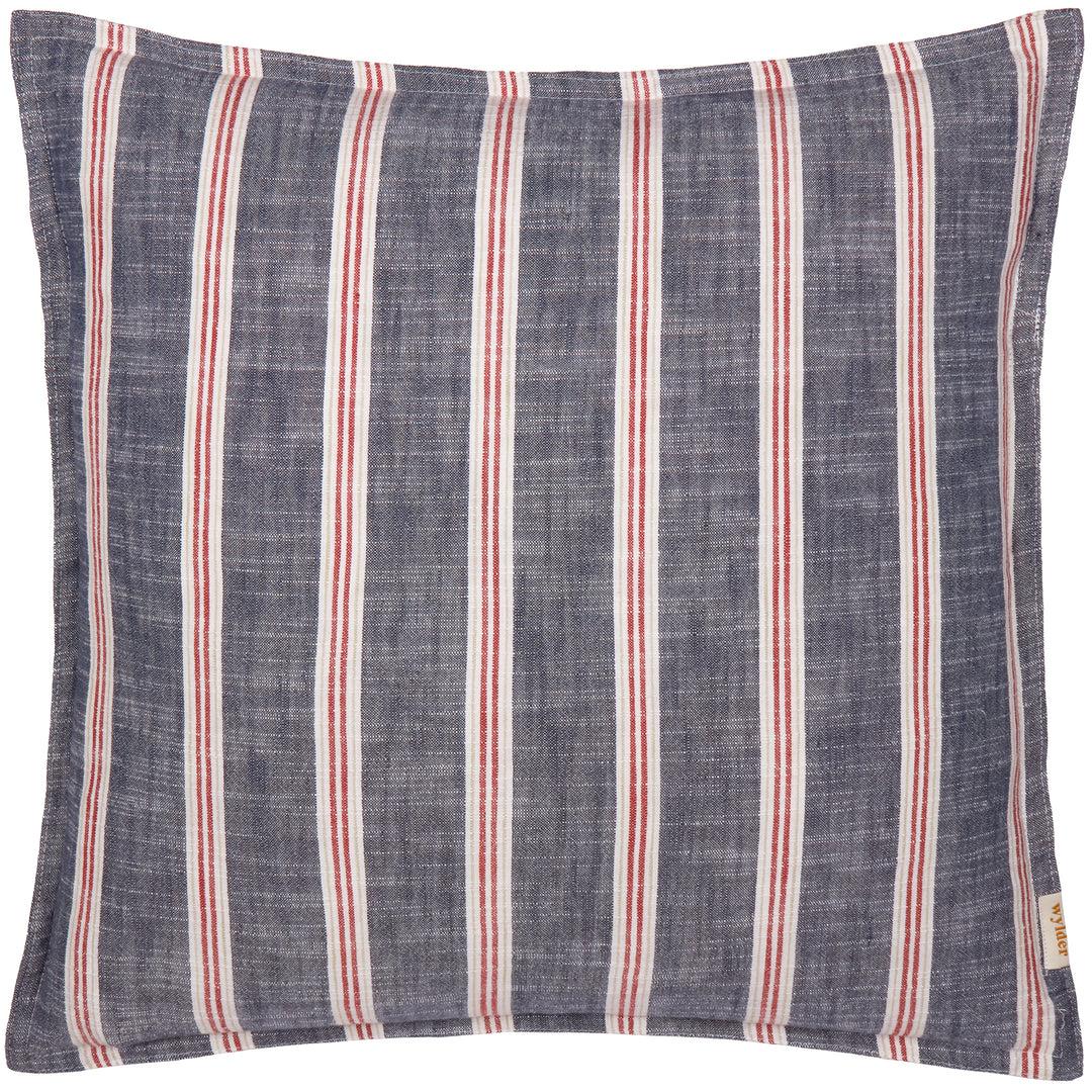 Abersoch Stripe 50x50 Cushion Case Regatta Red - image 2