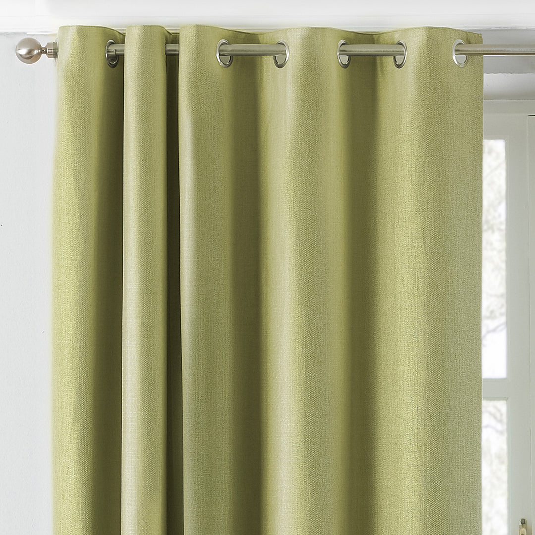 ATLANTIC RING TOP CURTAINS GREEN