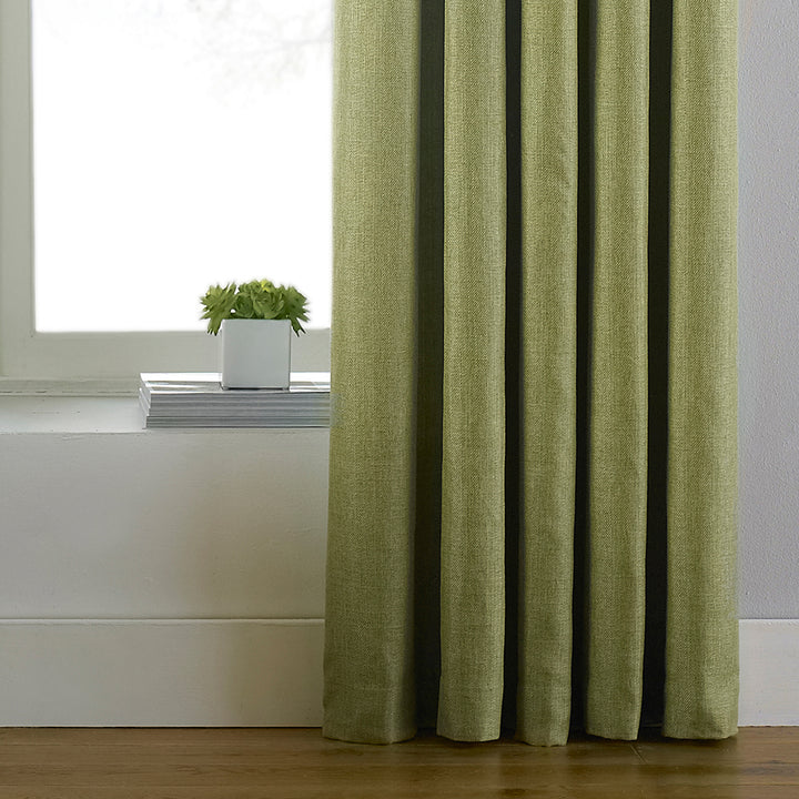 ATLANTIC RING TOP CURTAINS GREEN