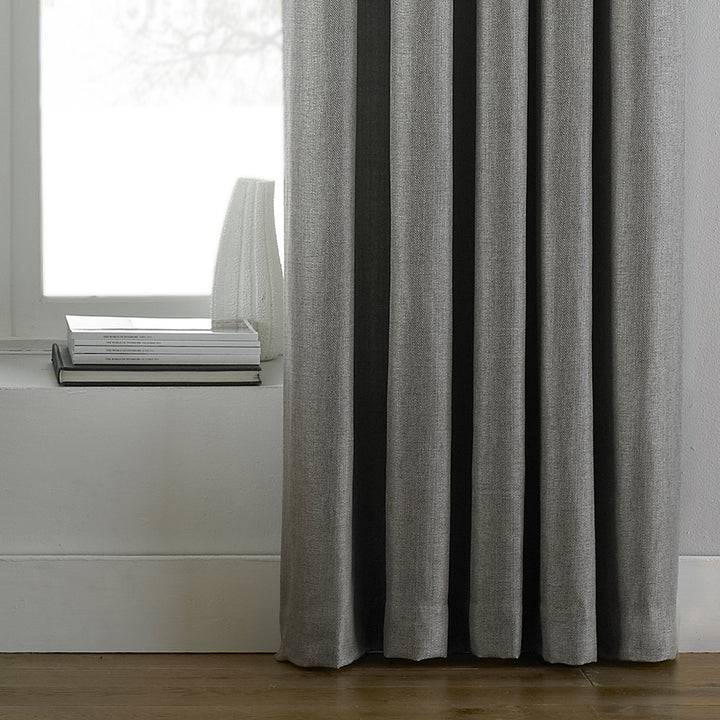 ATLANTIC RING TOP CURTAINS GREY