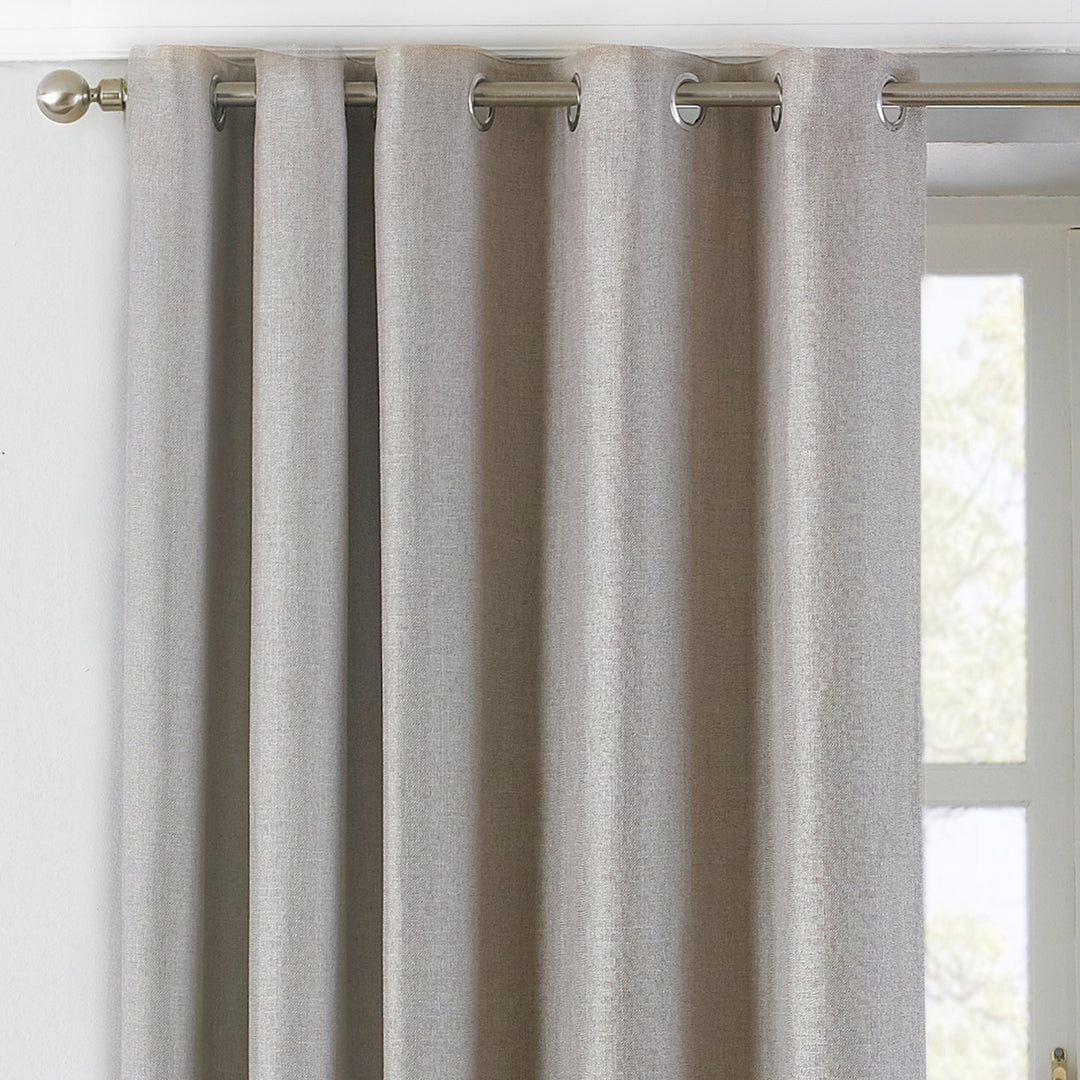 Atlantic 168x137 Ring Top Curtains Natural - image 2
