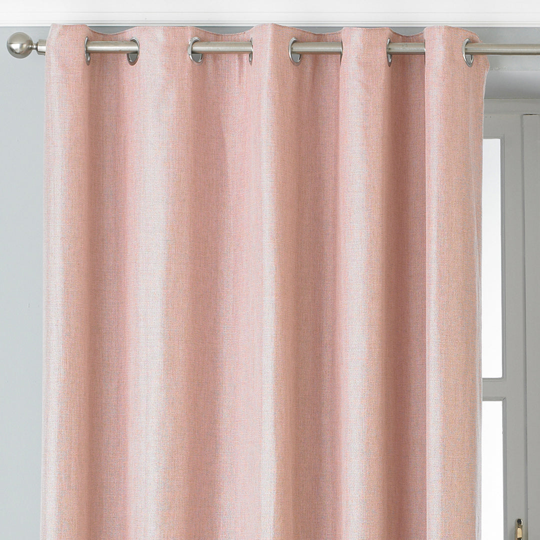 Atlantic 168x183 Ring Top Curtains Blush - image 2
