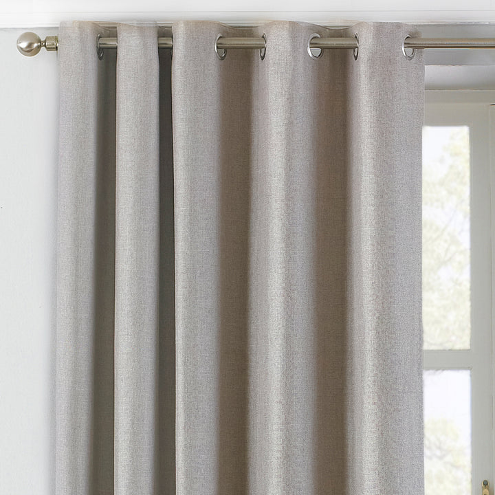 Atlantic 229x183 Ring Top Curtains Natural - image 2