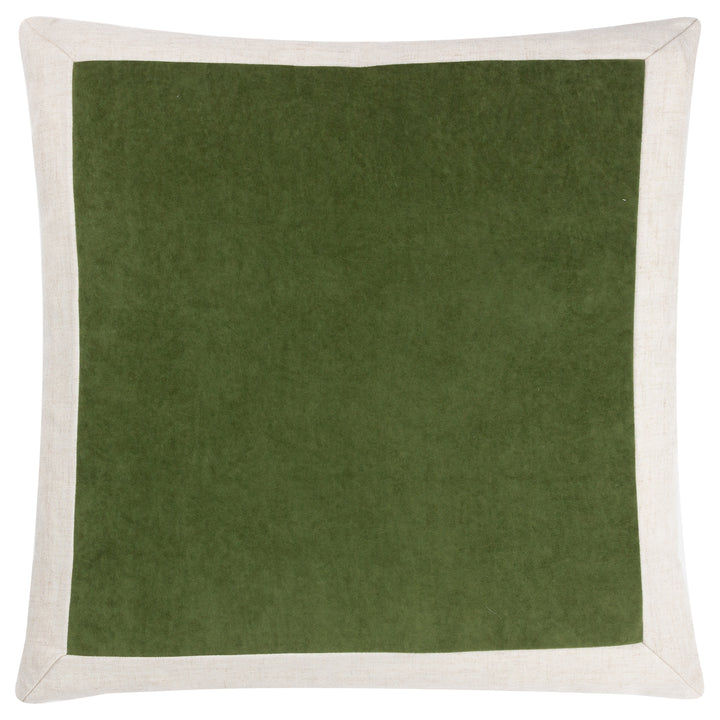 AUDEN 50X50 CUSHION CASE OLIVE OIL