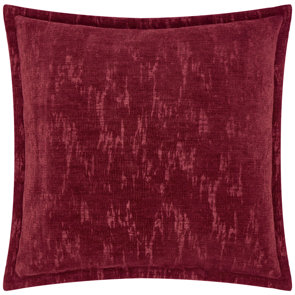 Aurelio Chenille 45x45 Cushion Case Burgundy - image 2