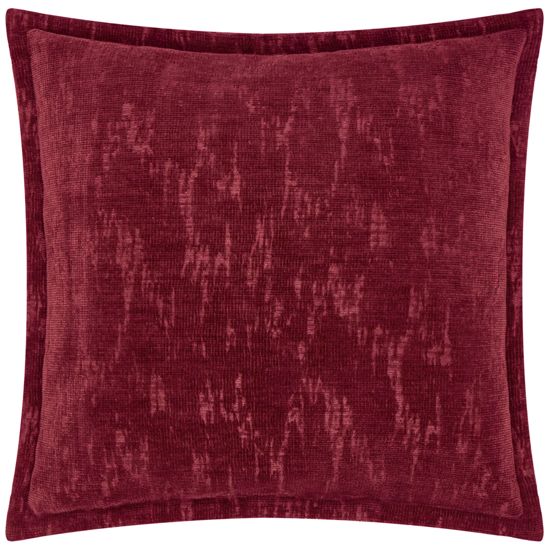 Aurelio Chenille 45x45 Cushion Case Burgundy - image 2