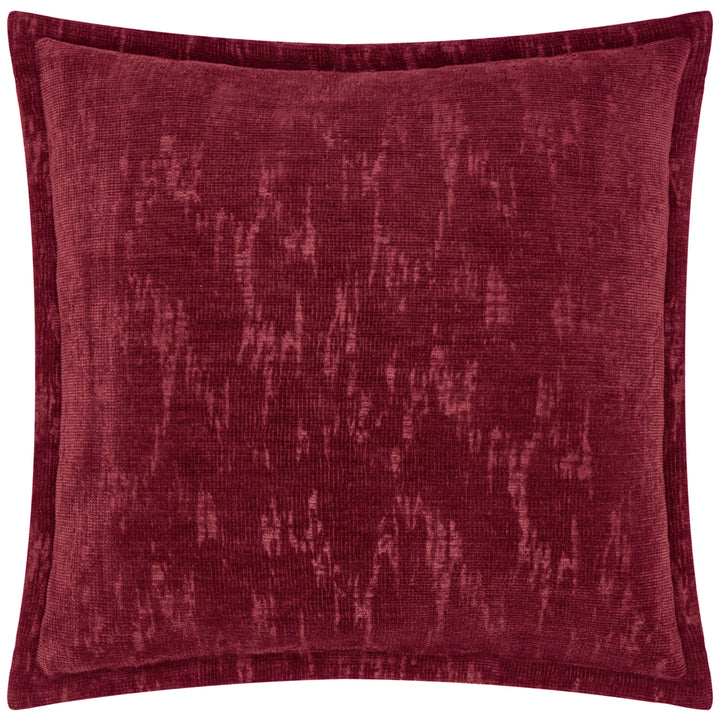 Aurelio Chenille 45x45 Cushion Case Burgundy - image 2