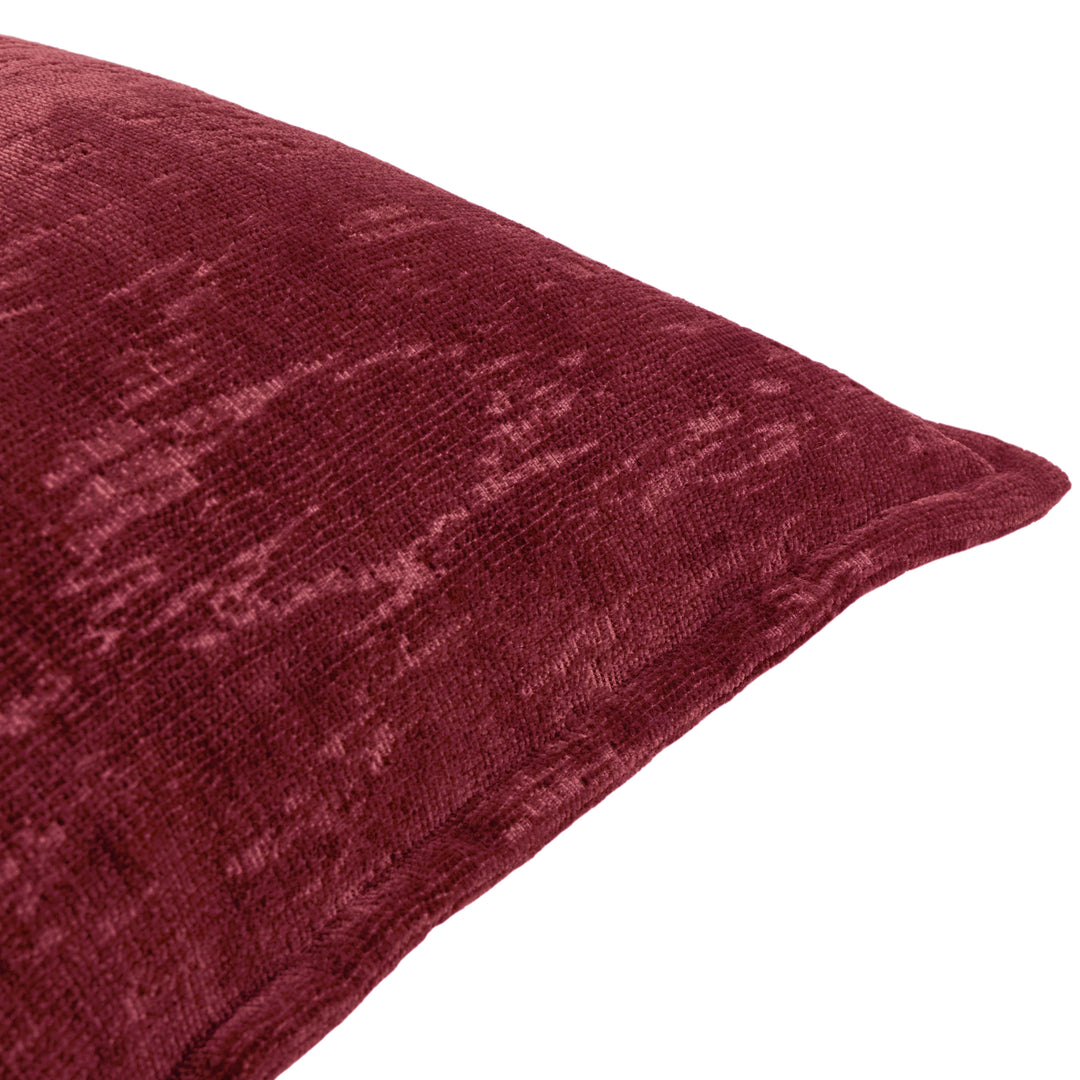 Aurelio Chenille 45x45 Cushion Case Burgundy - image 3