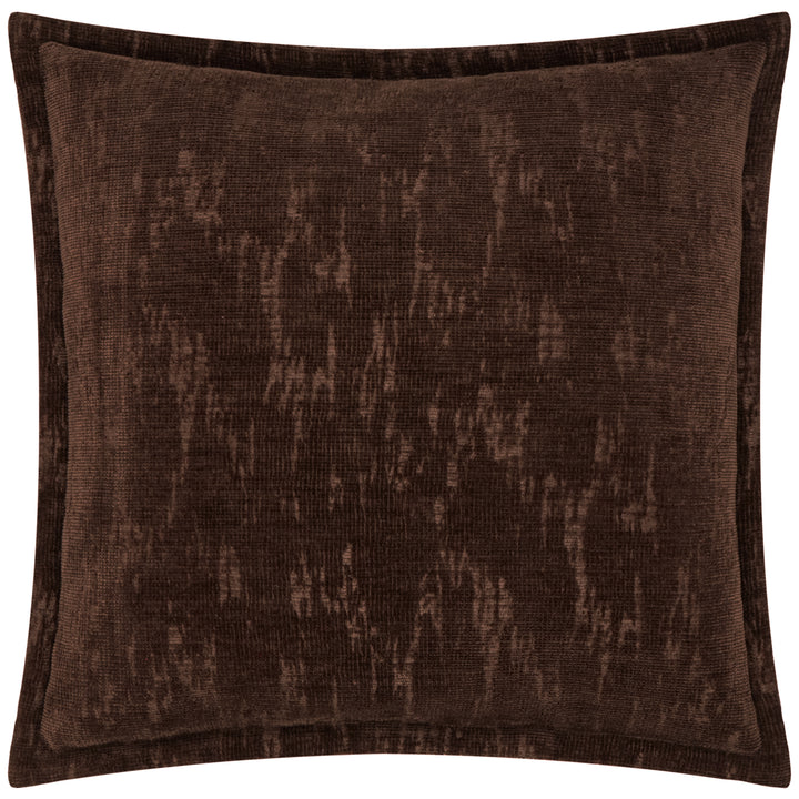 Aurelio Chenille 45x45 Cushion Case Chocolate - image 2